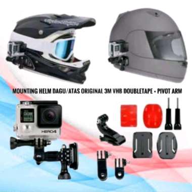 Helmet Mount Chin Mounting Helm Motovlog Vlogger Helmet Front Mount