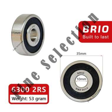 BRIO BEARING 6300-2RS 1pc BANTALAN LAHER KLAHER