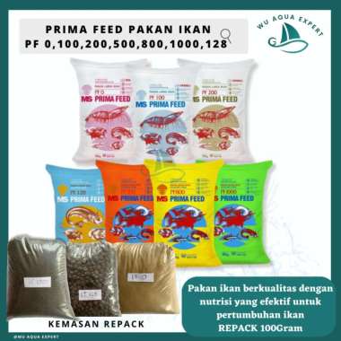 REPACK 1Kg Pakan IKAN PRIMA FEED by MS Pelet PF 100