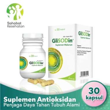 Glisodin 30 Kapsul - Membantu memelihara daya tahan tubuh