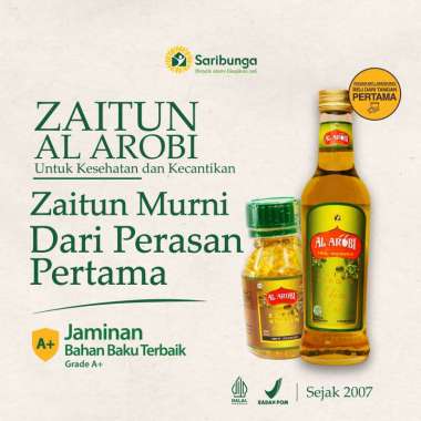 Minyak Zaitun AL AROBI l Zaitun AL AROBI Extra Virgin 285ml | Minyak Zaitun Extra Virgin Al Arobi Ka