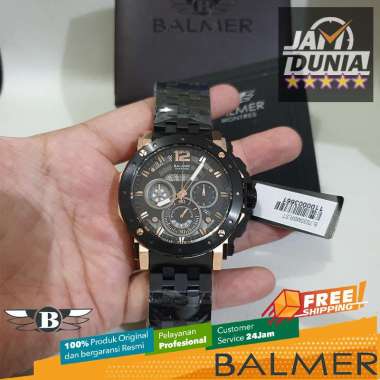 JAM TANGAN BALMER ORIGINAL 7935 BALMER B7935 JAM BALMER 7935 JAM BALMER B7935MBR BALMER WATCH JAM TA