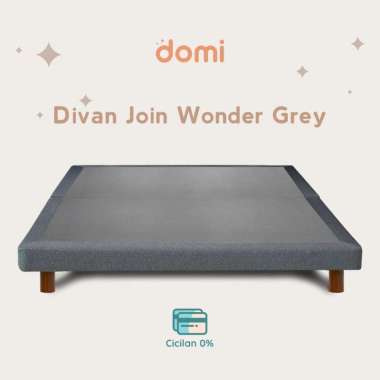 Domi Divan Join / Dipan Kasur Springbed / Spring Bed 120 x 200 Wonder Grey