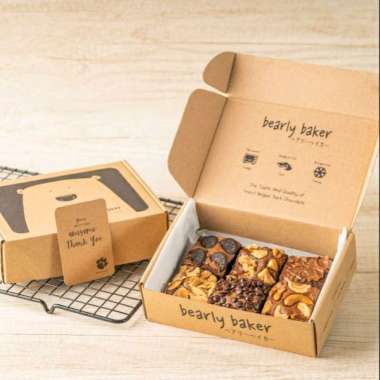 BEARLY BAKER Mix Bearly Brownies Mini [6 Pcs/Box]