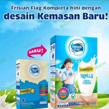 Promo Harga Frisian Flag Susu Bubuk Kompleta Vanila 800 gr - Blibli