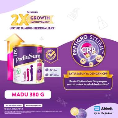 PediaSure Madu 380g (1-10th) - Nutrisi Pertumbuhan
