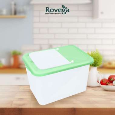 Rovega Rice Box Tempat Kontainer Beras 971 biru