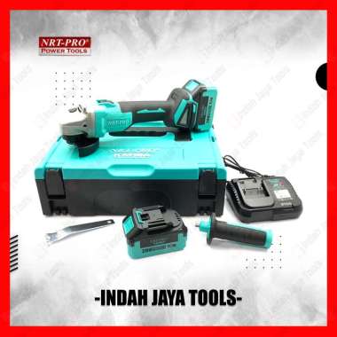 NRT-PRO TG-99 DC Cordless Mesin Gerinda Tangan 4 Inch 20 V - Grinder DOUBLE BATERAI