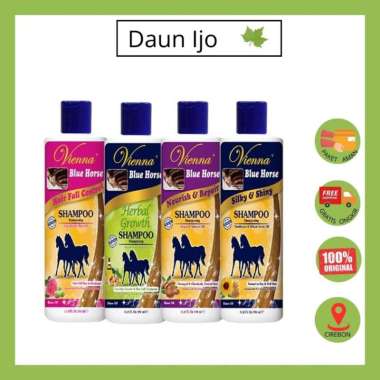 VIENNA BLUE HORSE SHAMPOO 350 ML | Shampoo Kuda HAIR FALL