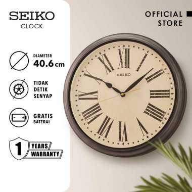 Jam Dinding Seiko Clock QXA771J Splash Resistant Quartz 40.6cm Ori