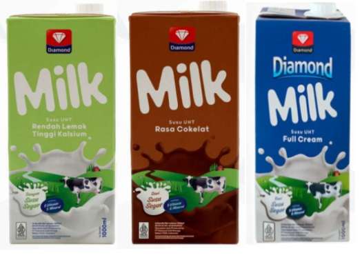 Promo Harga Diamond Milk UHT Chocolate 1000 ml - Blibli