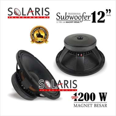 SUBWOOFER 12 Inch 1200 Watt COIL 4 Inch CRIMSON 12 TBX-100