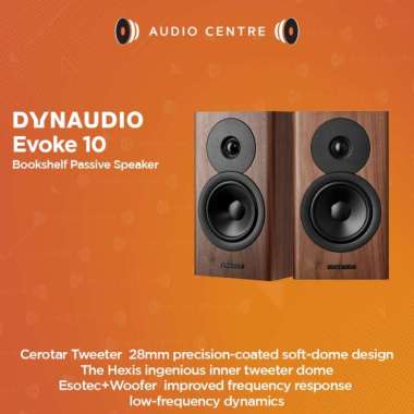 Dynaudio Evoke 10 Bookshelf Speaker Walnut