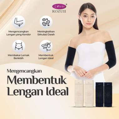 Kozuii Arm Support Sleeve Jaco Manset Tangan Korset Kesehatan Lengan Semua Ukuran Hitam