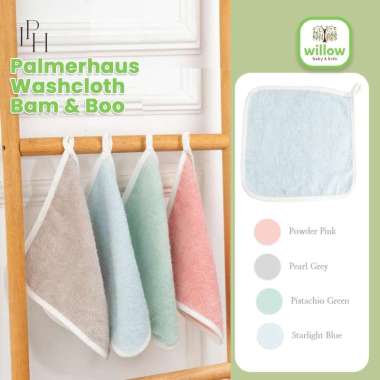 Handuk Washlap Bayi - Washcloth Bam & Boo Starlight Blue