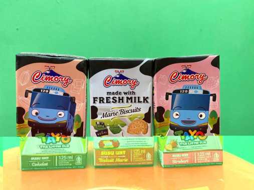 Susu Cimory UHT 125 ml Marie Biscuit