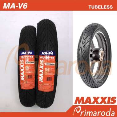 Sepasang Ban Yamaha Mio M3 125 Tubeless Maxxis MA-V6