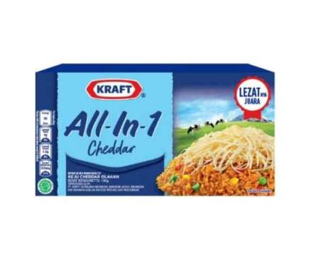 Promo Harga Kraft All in 1 Cheddar 165 gr - Blibli