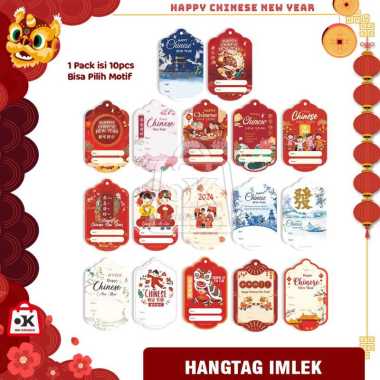 Hangtag Label Imlek (1 Pack) Hangtag kode 7
