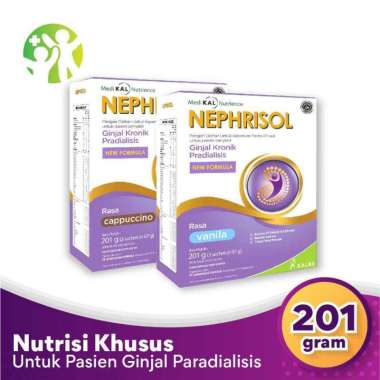 Nephrisol 201 gram - Nutrisi Rendah Protein Ginjal Kronik Vanilla