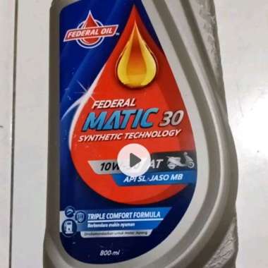 OLI FEDERAL MATIC 10-30 ECOMAXX 800ml for MOTOR MATIC Beat/Vario/scoopy/Spacy/Genio/Fino/X-Ride/Mio
