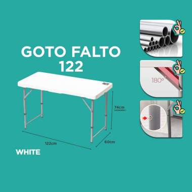 Goto Falto Meja Makan Lipat Camping Table Portable Outdoor Indoor 122