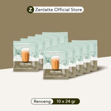 Zenlatte Teh Tarik - Renceng / Pouch | Teh Tarik Powder | Bubuk Teh Tarik Renceng
