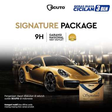 SIGNATURE PACKAGE (Scuto Nano Ceramic+Glass Coating+Rust Protection) Large