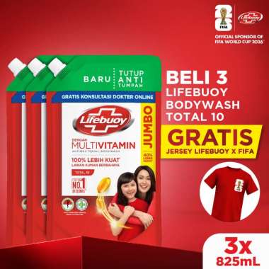 Promo Harga Lifebuoy Body Wash Total 10 850 ml - Blibli