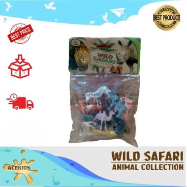 Mainan Edukasi Hewan Binatang Animal World Dino World Wild Safari Animal World