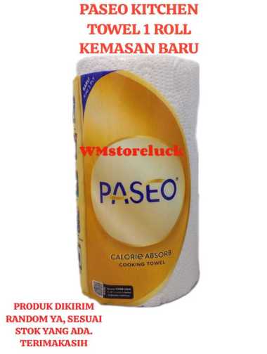 PASEO TISU DAPUR 1 ROLL / PASEO CALORIE ABSORB KITCHEN TOWEL 1ROLL