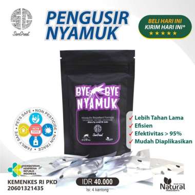 SanGreat Bye Bye Nyamuk Gel Pengusir Nyamuk Alami Non Pestisida violet