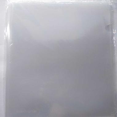 Map L Clear Sleeve F4 Putih Bening Plastik Mika Transparan Putih Micro Star Putih