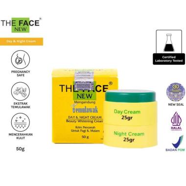 THE FACE Temulawak Day & Night Cream 50gr Cream