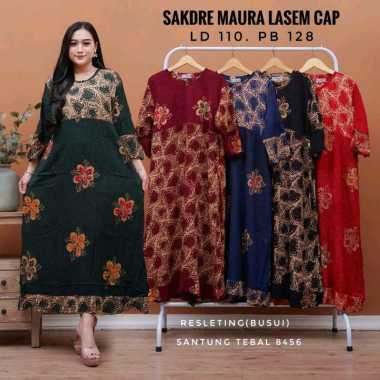 AISY BATIK/MAURA CAP SOIMAH/LONGDRESS MAURA CAP BATIK WARNA/DRESS WANITA BATIK MURAH/BATIK CAP