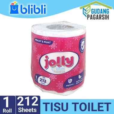 Jolly Toilet Tissue Core Emboss 212 Sheets [1 Roll]