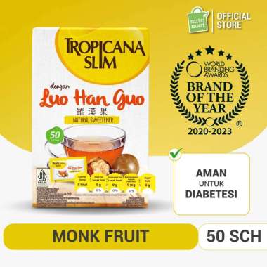 Promo Harga Tropicana Slim Sweetener Classic 50 pcs - Blibli