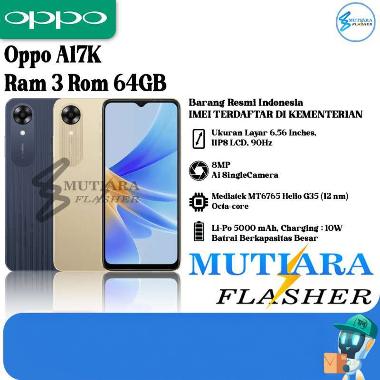Oppo A17K Ram 3 Rom 64GB Gold