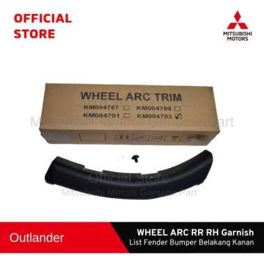 WHEEL ARC RR RH Garnish List Fender Bumper Belakang Kanan Outlander [KM004793]