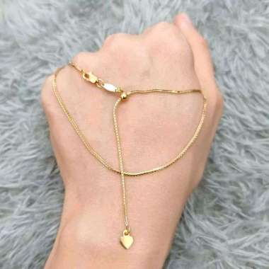 Kalung Serut Santa Mewah Elegant Hadiah Ulang Tahun Emas Asli