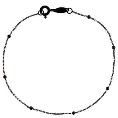 Gelang Jedar Merica Gold Mewah Elegant Hadiah Kekasih Emas Asli Black 0.64-0.67gr