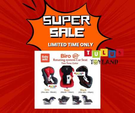 PROMO BabyAuto BIRO 360 Rotation SPIN Car Seat Kursi mobil anak bisa putar full carseat Mobil Bayi R
