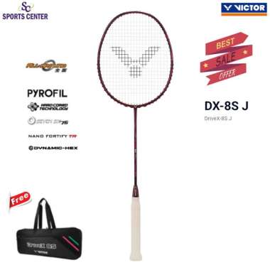Best Deal Raket Badminton Victor DriveX 8S / DX-8S J Purple 3U