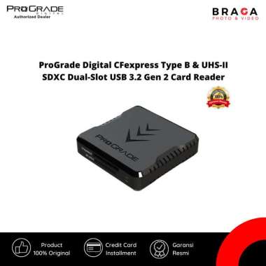 Braga Photo & Video - ProGrade Digital CFexpress Type B & UHS-II SDXC Dual-Slot USB 3.2 Gen 2 Card R