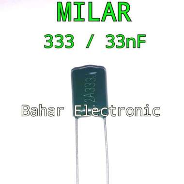 2pcs Kapasitor Milar 333 33nF 100V