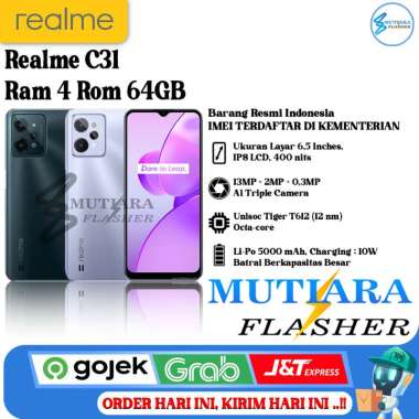 Realme C31 Ram 4 Rom 64GB Ungu
