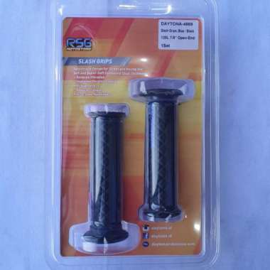HAND GRIP GAS MOTOR DAYTONA SLASH GRIP 120 MM Biru / hitam 4869