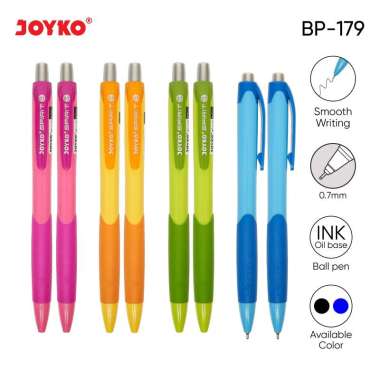 Ball Pen Pulpen Pena Joyko BP-179 Spirit 0.7 mm Black