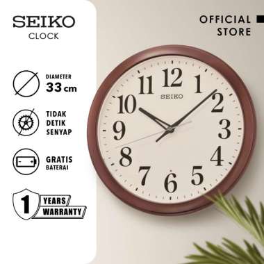 Jam Dinding Seiko Clock QXA776B 33cm Analog Arabic numerals Ori