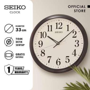 Jam Dinding Seiko Clock QXA776K 33cm Analog Arabic numerals Ori